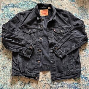 Levi's Black Denim Trucker Jacket
